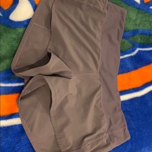 Purple Lulu Lemon Speed Shorts (2.5)